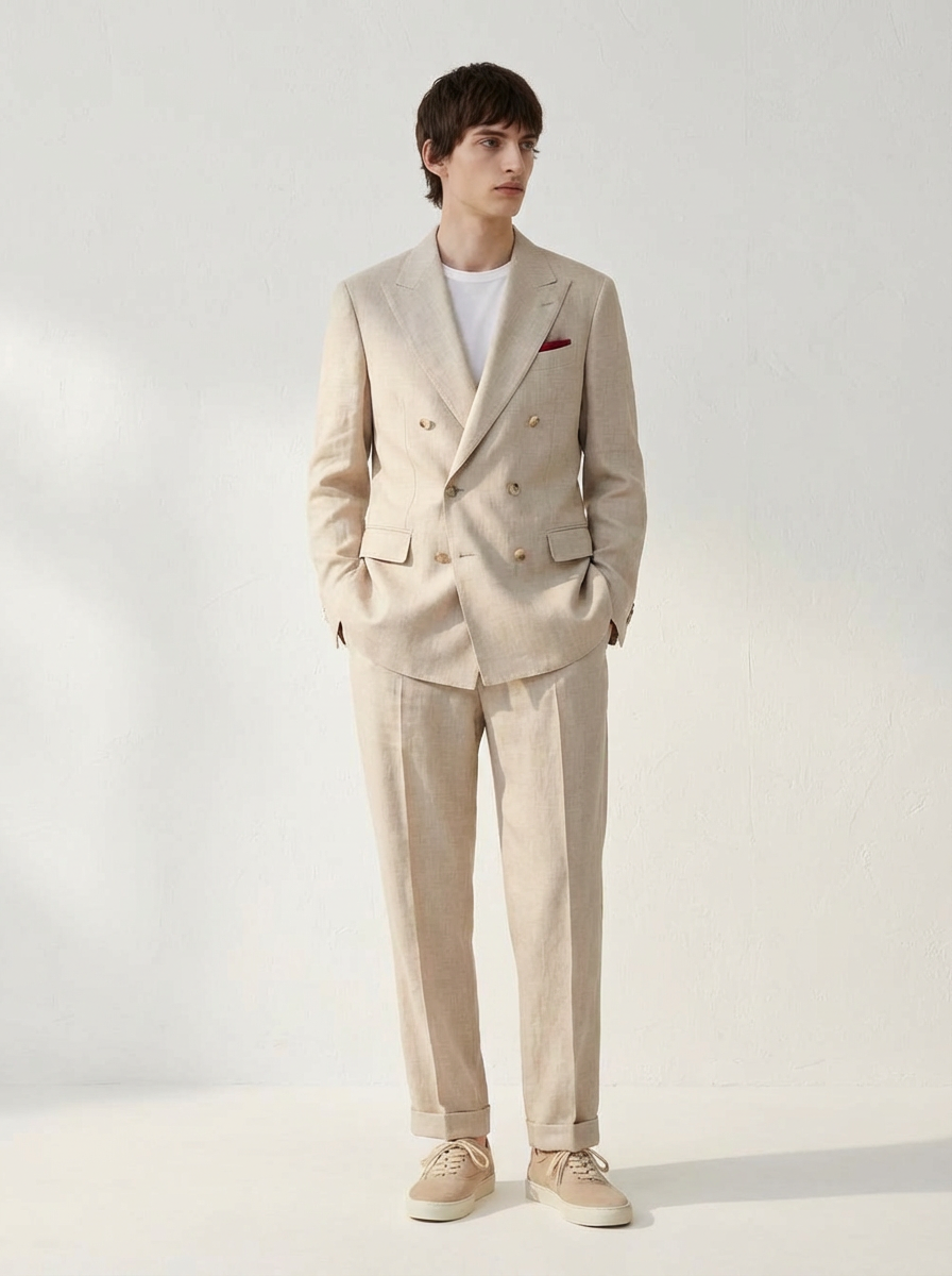 「7款可选」T.INGENIATOR 羊毛蚕丝亚麻混织全麻衬工艺西装单西/套装/裤装