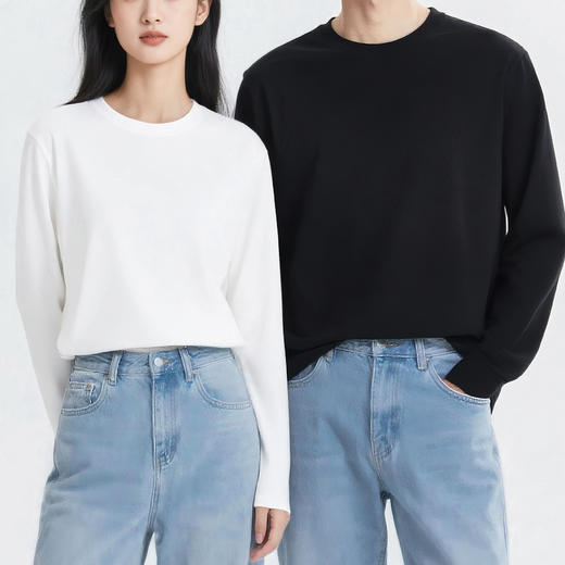 89元起三件 狂野橘子 重磅纯棉短袖/长袖T恤丨男女同款 高克重230g&240g，耐穿有质感（下单备注颜色全称） 商品图5