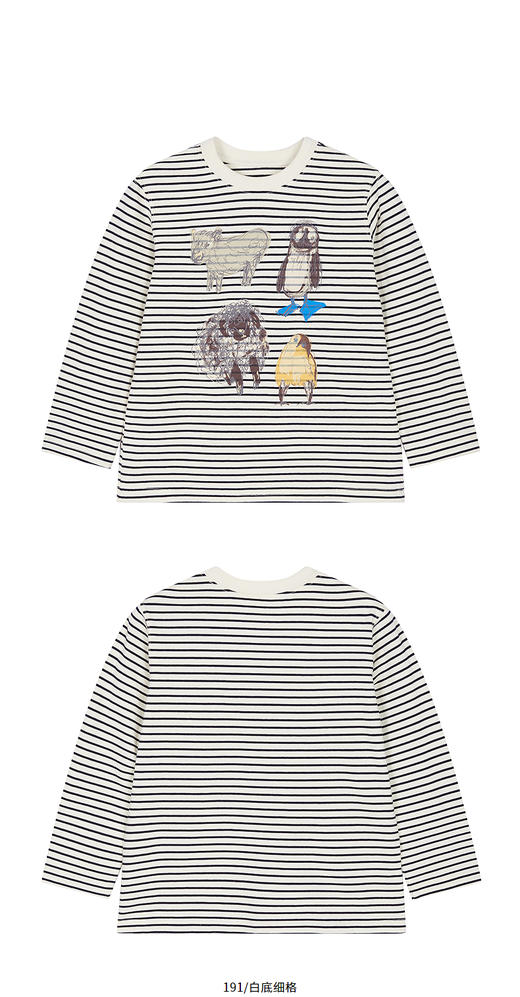 jnby  26年春款  长袖T恤   1Q311001H 商品图3