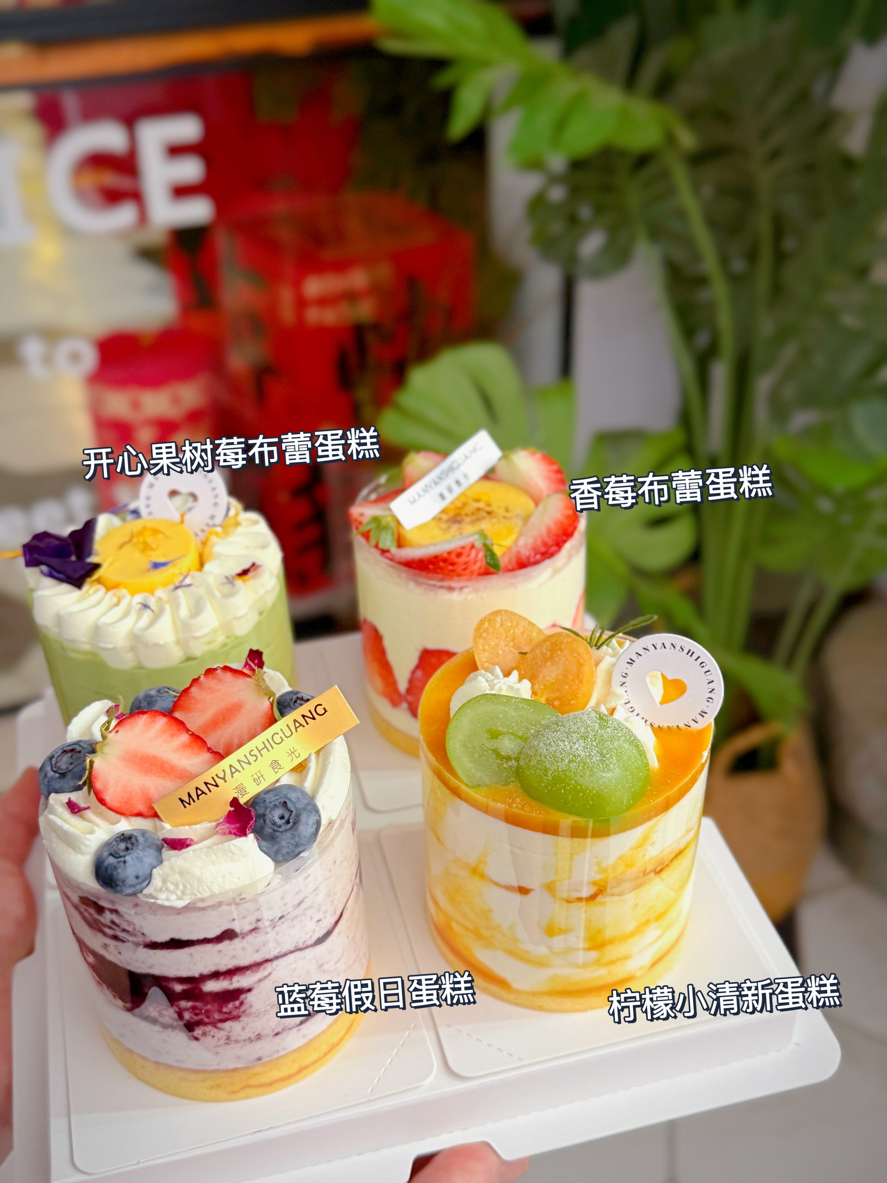 春日四拼蛋糕组合