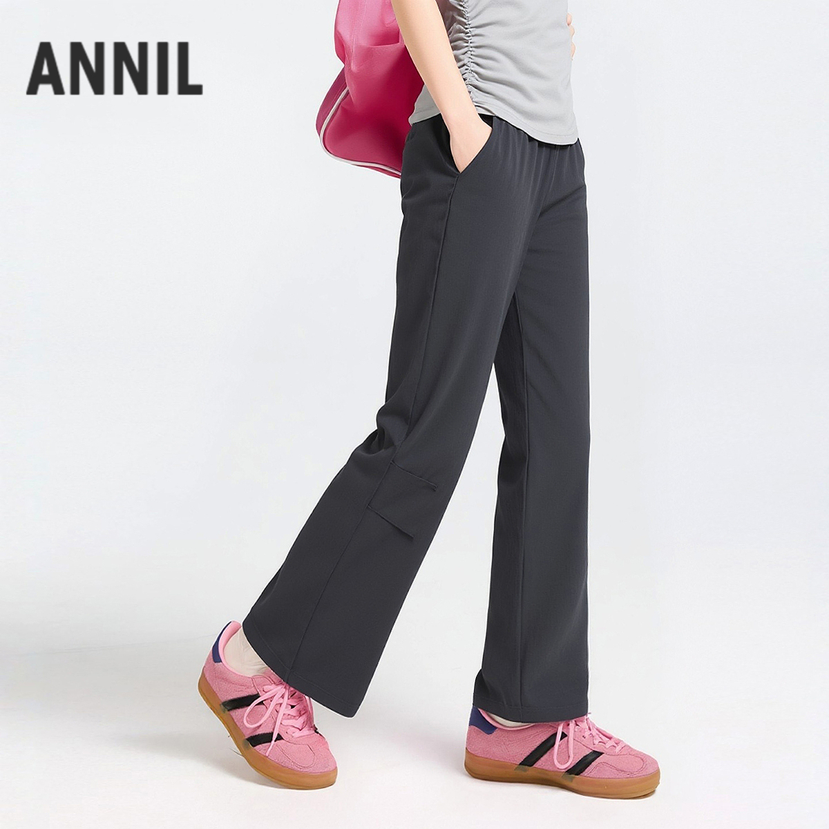 女童梭织单裤夏季新款安奈儿童装EG626774