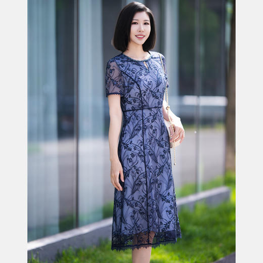 皮尔卡丹女装连衣裙P52037D5019N3 商品图2