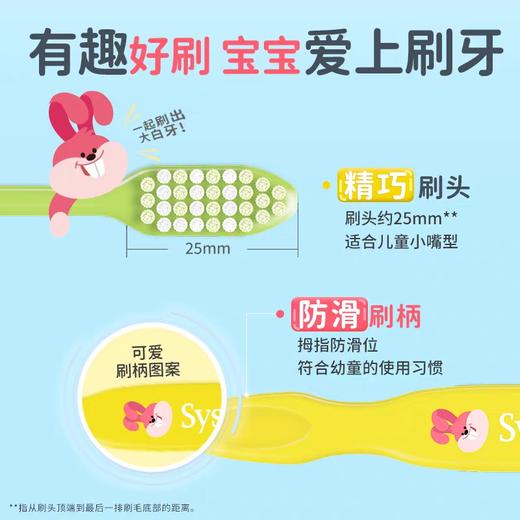 狮王-细齿洁超极细毛儿童牙刷6-12岁1支 商品图3