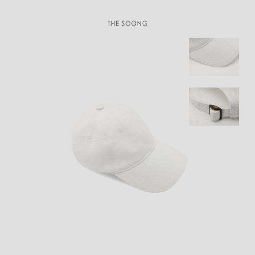 THESOONG26s早春新品苎麻棉可调节百搭透气圆领鸭舌帽子WMZ4660 商品图4