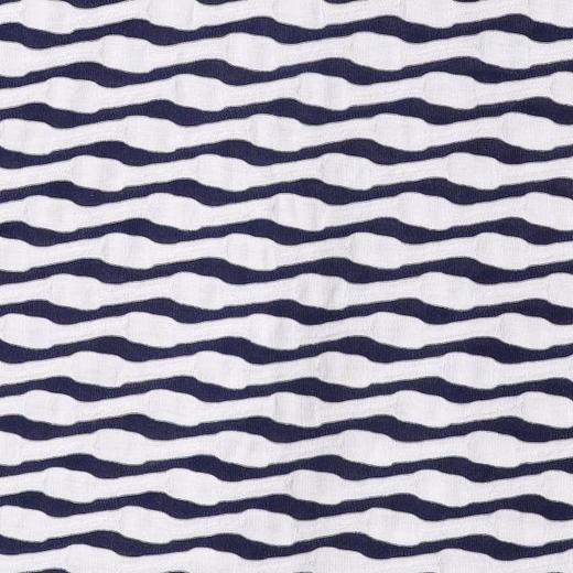 T2204早春时尚个性韩系水波纹圆领长袖T恤百搭休闲套头潮流上衣 商品图2