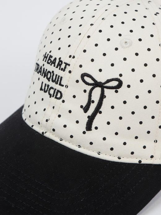 复古波点蝴蝶结棒球帽-纪念日百货门店同款169293591 商品图8