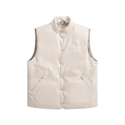 男款毛领羽绒马甲背心zh006 商品图0