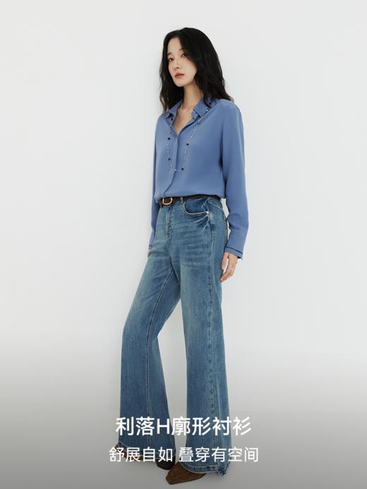 “人生衬衫”32姆米重绉桑蚕丝混纺衬衫FCG1SHT049 商品图2