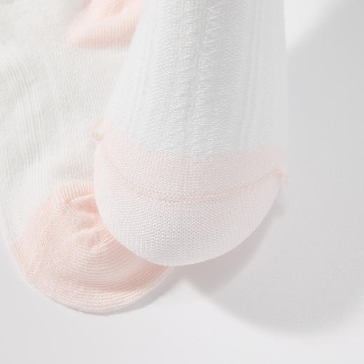 MINIZAI短筒袜两双入MI26SPW03S白粉色调 商品图9