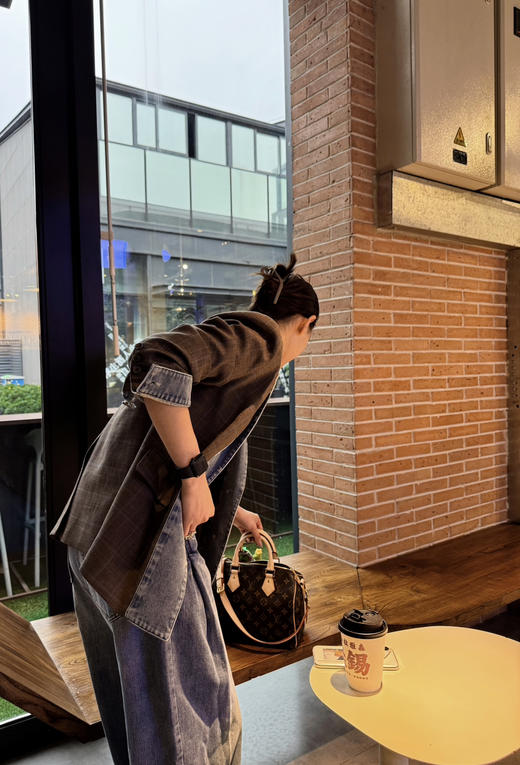 【拼接的艺术】噢蜜ooomeooo复古拼接外套“更时髦一点” 商品图7