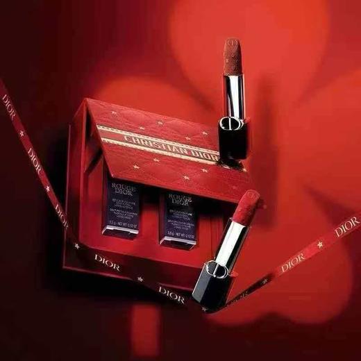 【礼盒礼袋】Dior 迪奥开运红口红两件套#808+#802  3.5g*2 商品图2