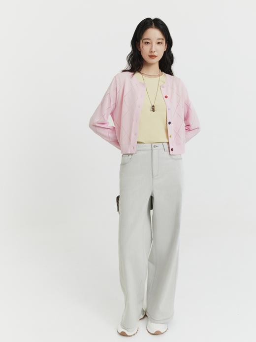 马卡龙醋酸亚麻冷萃开衫FCG1WSC011 商品图9