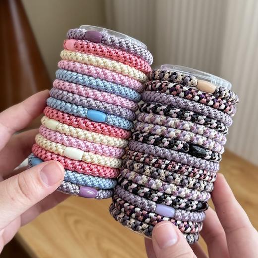 【出口US L.*RICKSON同款发绳】天王嫂、郑*文、郭晶*zui爱！细软塌姐妹终于能支棱起来了~多色系适配，可当手环，适配夏天 商品图4