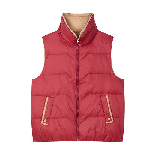 丁摩 羽绒服马甲女秋冬季外穿休闲高端轻薄保暖90白鸭绒背心马夹6ZF-363197 商品图4