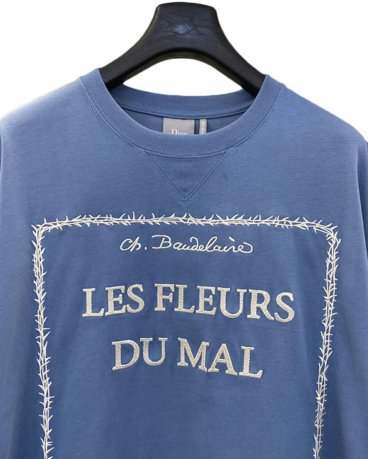 中性款刺绣圆领短袖T恤la010 商品图2