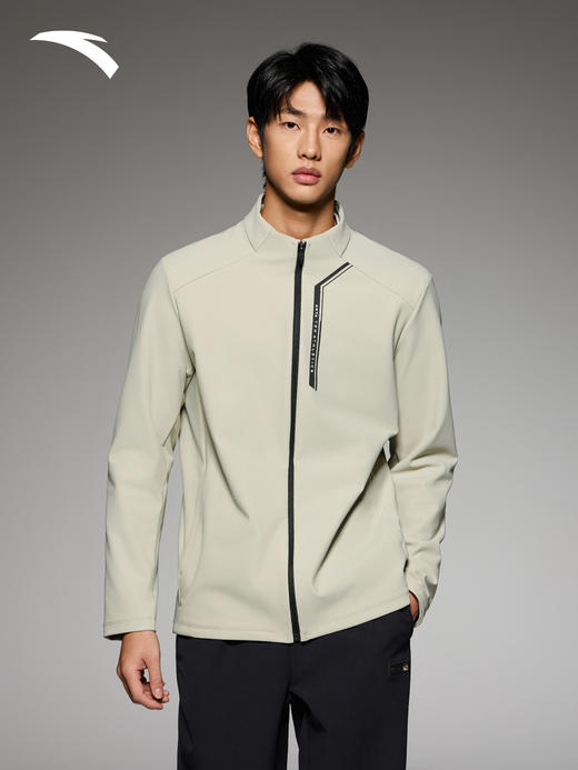 安踏行政夹克立领运动外套男2026春季新款针织运动上衣152617705S 商品图0