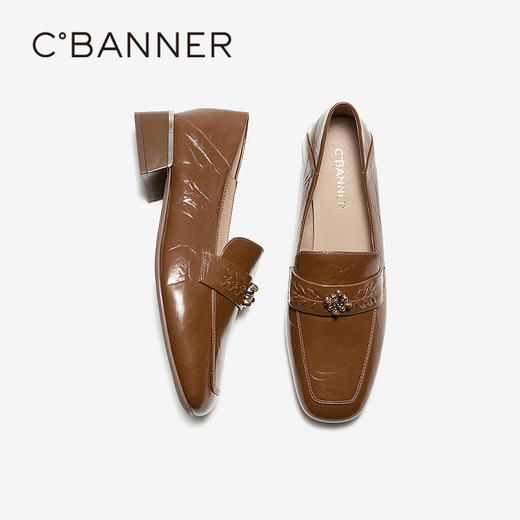 千百度 26年春季新品 乐福鞋 A26149122 商品图4