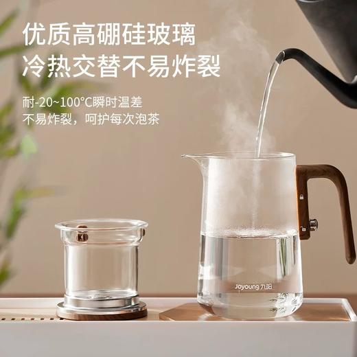 九阳磁吸飘逸杯泡茶壶玻璃泡茶杯茶壶水分离茶具过滤茶器冲茶神器 商品图3