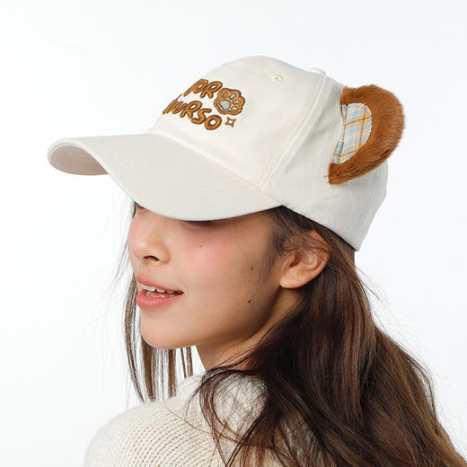 ZY米白熊耳棒球帽-纪念日百货门店同款169393356 商品图3