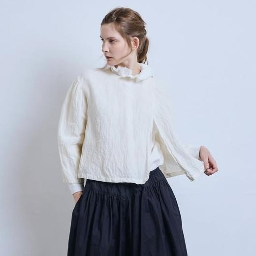 ROBE de PEAU 麻质开襟衬衫 商品图2