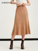 【商场同款】阿菁娜羊毛桑蚕丝百褶A字伞状半身裙A28Q313023 商品缩略图3