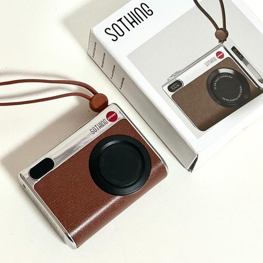 ✨CCD造型，自用送礼绝佳🎁【向物移动电源 - 小相机充电宝】手帕纸大小外出更便携👜 ✨自带双线安卓苹果都能充🔋3c认证 商品图4