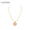 GAONAS高纳仕 绛华四福 中式镶嵌彩色项链 11917XGO 商品缩略图2