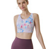 跃牌【健舞健美】高强度带胸垫印花文胸运动户外普拉提健身服上衣9821A 商品缩略图3