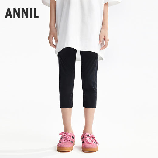 女童全腰打底七分裤夏季新款安奈儿童装EG626625 商品图1