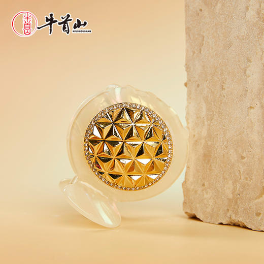 牛首山文创穹顶星空抓夹佛顶宫造型外观气质发夹时尚百搭金色发饰 商品图3