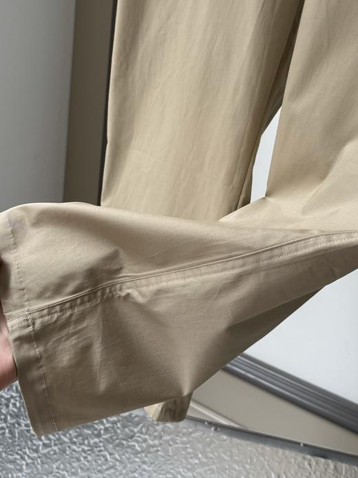 点此购买 哈吉斯春秋季男士纯色简约棉质休闲宽松长裤 xj 341052 商品图9