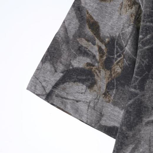 9752SDSA男装2026新款美式复古迷彩t恤宽松枯叶纹满印设计感短袖 商品图4