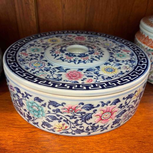 18000京德窑彩绘茶叶罐 商品图0