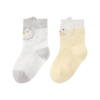 MINIZAI短筒袜两双入MI26SPN01S黄灰色调 商品缩略图5