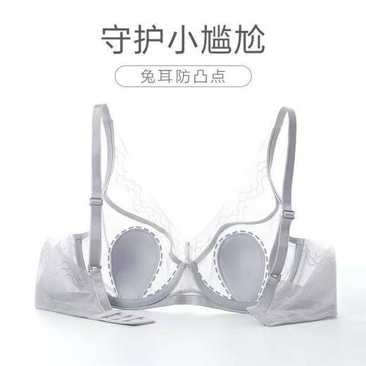 【内衣店庆提前购】【一口价】3楼安莉芳兔耳朵单层围大胸显小性感防凸点文胸EB00661吊牌价499元现价250元 商品图4