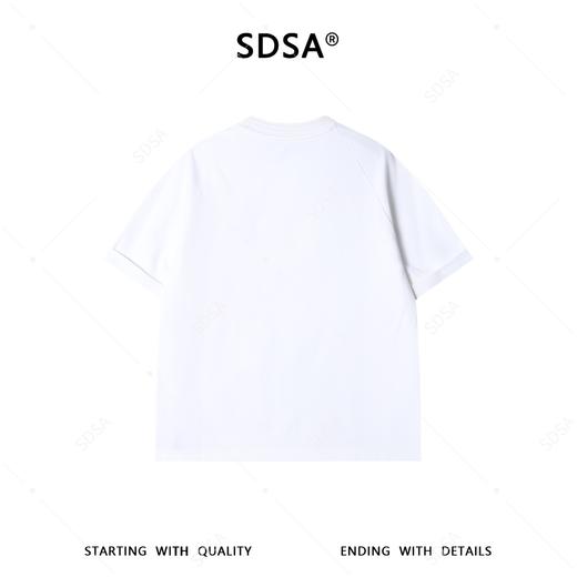 36270SDSA男装2026新款潮牌极简风短袖t恤结构线设计宽松半袖上衣 商品图5