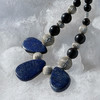 「苍穹之眼」青金石黑檀木项链 | 总长约55cm 冷冽彝族条纹珠 to me 天然石饰品 商品缩略图2