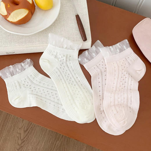 田园花履卡丝花边袜子-纪念日百货门店同款169643651 商品图5