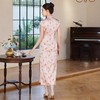WX2026新款真丝旗袍长款改良中式桑蚕丝连衣裙优雅气质修身复古 商品缩略图3