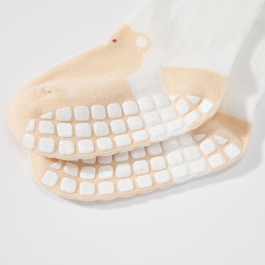 MINIZAI地板袜两双入MI26SPW07M粉橘色调/06M黄棕色调 商品图8