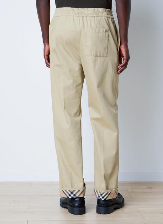 26新款B.B 弹力直筒格纹裤口卷边休闲裤 XXK212 商品图3