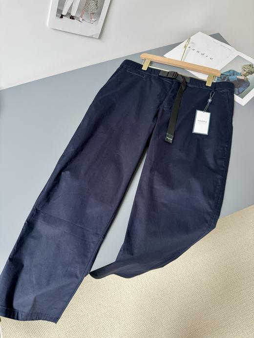 点此购买 哈吉斯春秋季男士纯色简约棉质休闲宽松长裤 xj 341052 商品图12