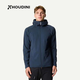 HOUDINI胡丁尼Power Up Light魔术大师轻量版男连帽抓绒外套 830078