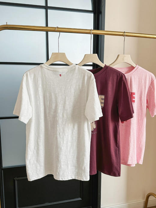 MO*同款26春新品马年系列烫钻印花竹节棉圆领短袖T恤 商品图8