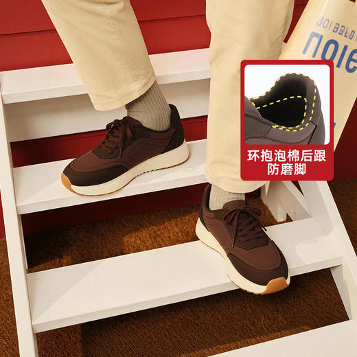 【Pansy盼喜新款商务运动休闲男鞋】透气排汗不闷脚 柔软舒适防磨脚 HDN1125 商品图1