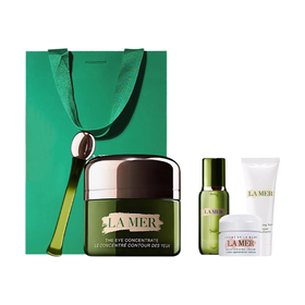 【配礼袋】LAMER/海蓝之谜浓缩修护眼霜15ml下单赠（经典面霜7ml精萃水30ml洁面30ml）一般贸易