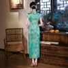 WX2026新款真丝旗袍长款改良中式桑蚕丝连衣裙优雅气质修身复古 商品缩略图3