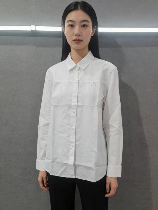 佐丹奴女装26年新款莱赛尔棉麻长袖衬衫05346205 商品图0