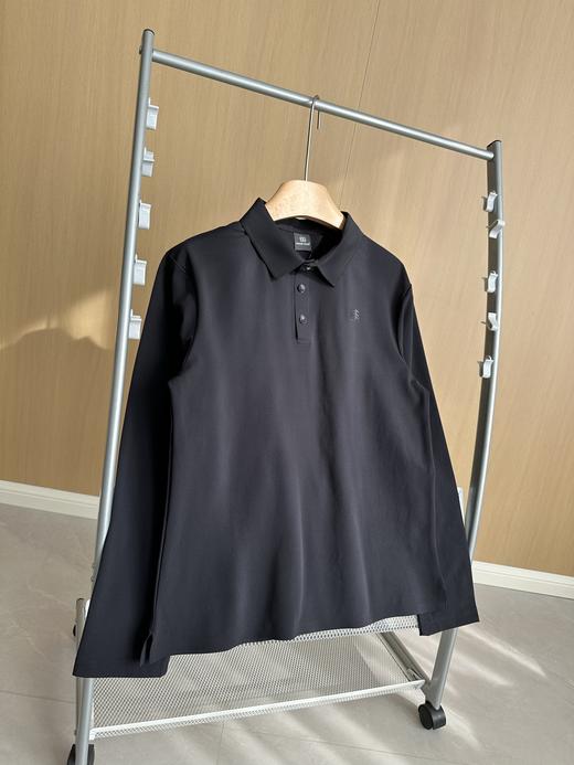 点此购买 可隆春秋季男士通勤商务休闲长袖POLO衫T恤 ye 341039 商品图2