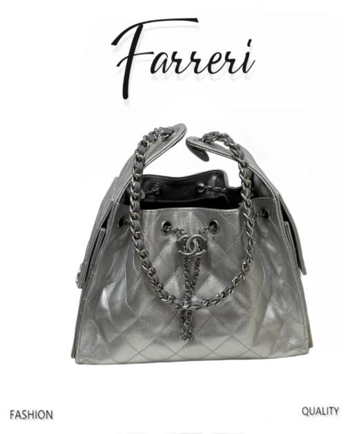 香奶奶 25B秋冬25Bag银色两尺寸 商品图0